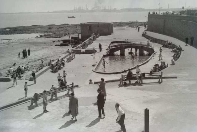 A summer's day view of the paddling pool which was taken in 1954. Photo: Hartlepool Museum Service.