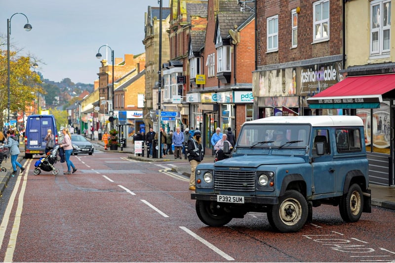 Vera's iconic Land Rover Defender was spotted on the high street in Chester-le-Street.