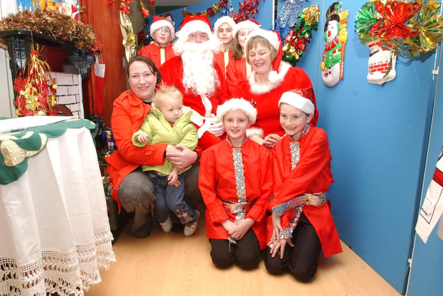 Back to 2007 and the Blackhall Community Centre grotto was hugely popular.