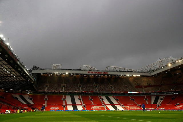 Old Trafford capacity: 75,652 - One metre adjusted capacity, lower limit: 20,590
