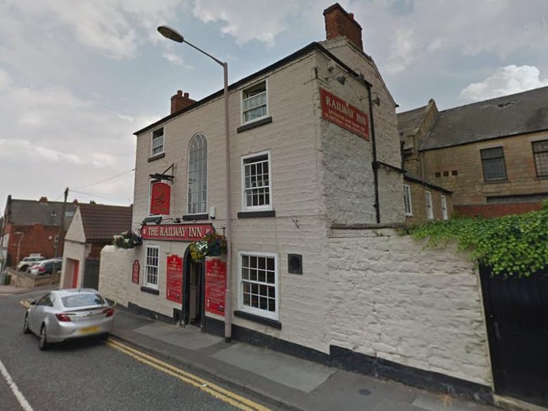 The pub has a small beer garden to sit in.