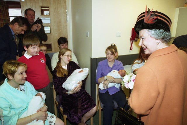 The Queen opens Sunderland Royal Hospital's new £15 million maternity unit. Were you there to greet her in December 2000?