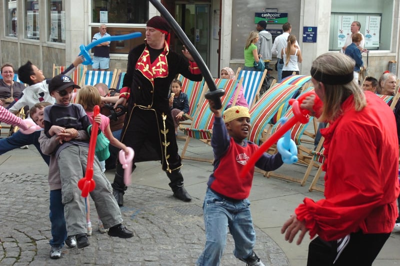The Beach on the Moor summer event entertained children and adults alike with pirate-themed fun