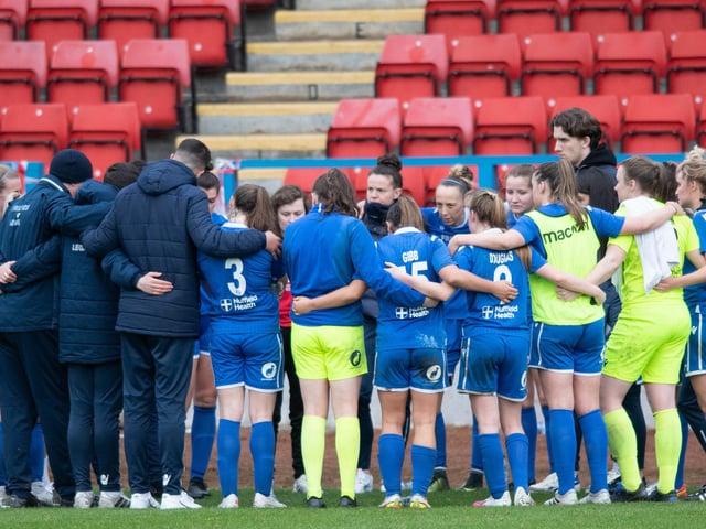 Spartan's experienced centre forward Becky Galbraith is one of the SWPL's most consistent goalscorers. Her pace and physical presence causes every back four in the league problems.