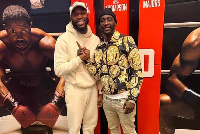 Terence Crawford and Christopher Luteke