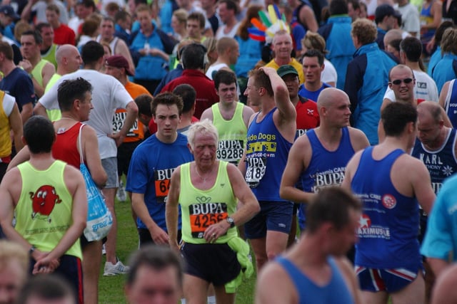They've done it! Finishers in the 2004 Great North Run. Are you among them?