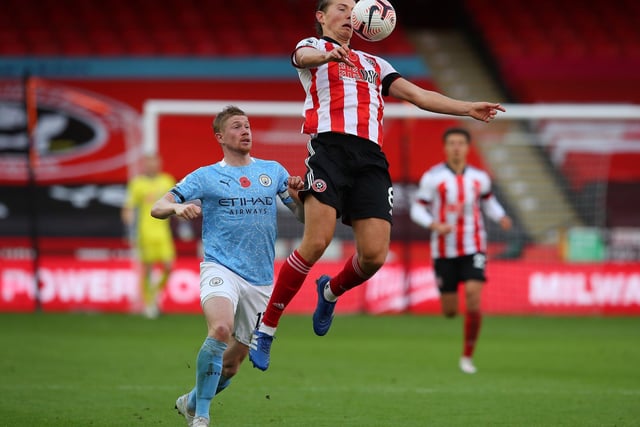 Did brilliantly to set up a chance for Lundstram after nutmegging Cancelo down the Blades right. Looks so dangerous when given chance to rampage forward