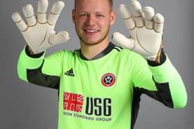 Goalkeeper Aaron Ramsdale signs for Sheffield United at Bramall Lane, Sheffield. Simon Bellis/Sportimage