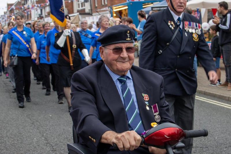 Veterans taking part in the Lee Victory Parade in Lee-on-Solent on the 25th September 2021. Photos by Alex Shute