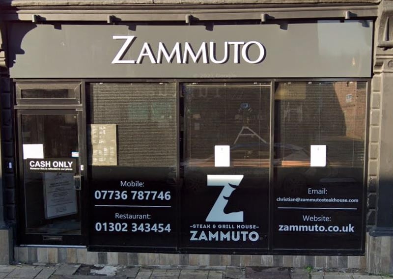 Zammuto, 11 Nether Hall Road, DN1 2PH. Rating: 4.4/5 (based on 351 Google Reviews). "The best steak meal we have ever had."
