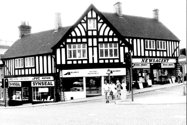 St Mary's Gate\Vicar Lane in Chesterfield. Chesterfield Retro photo from Chesterfield Library\Chesterfield Borough Council. St Marys Gate\Vicar Lane Chesterfield