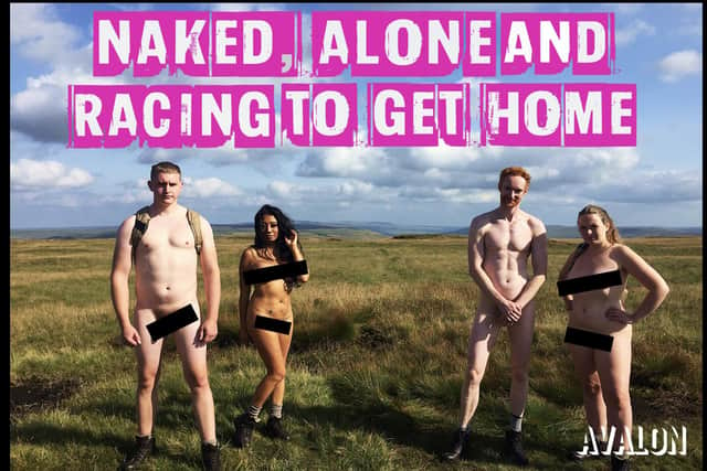 Naked, Alone and Racing to get home