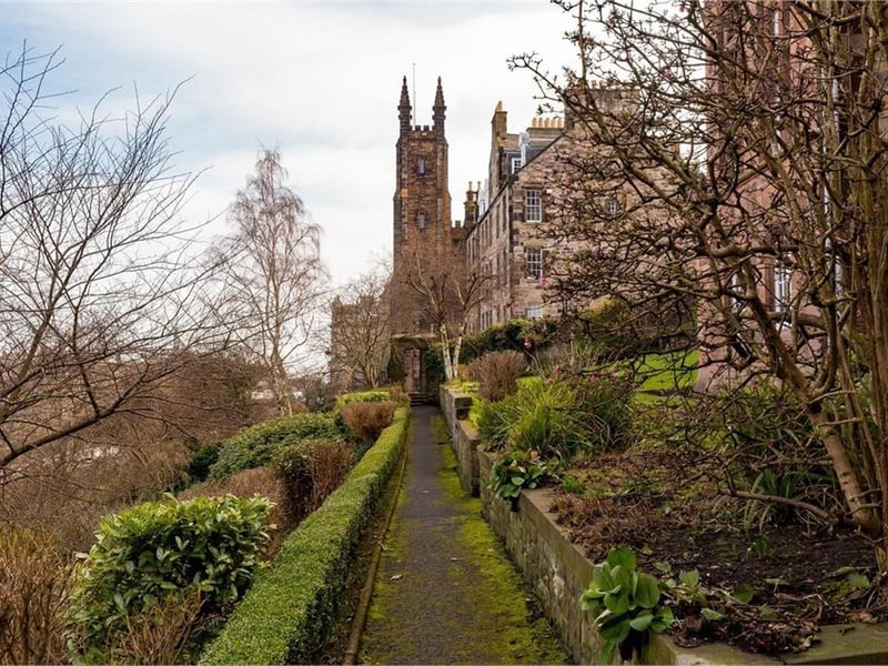 Landscaped gardens.