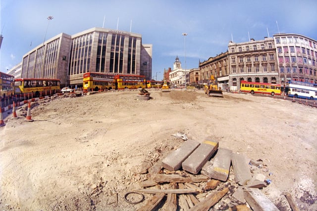 Peter Tuffrey Sheffield's Hole in the Road

Castle Square Hole in the Road  filled in 15 June 1994