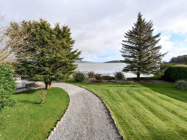 Balcary House sits within large garden grounds of about 1.59 acres.