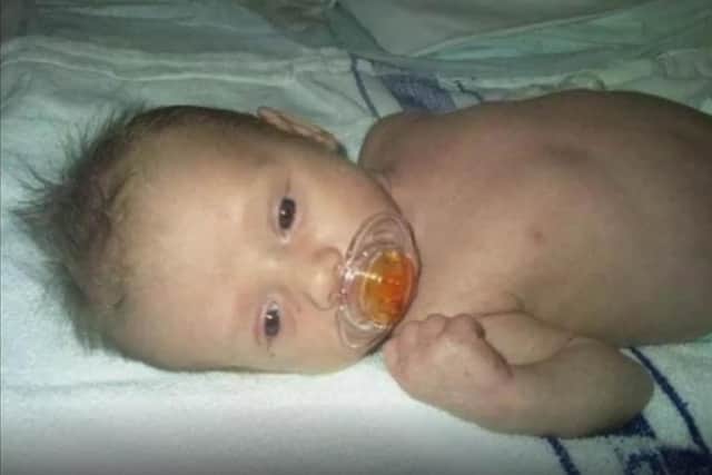 Riley was diagnosed with bacterial Meningitis when he was just 10 days old.