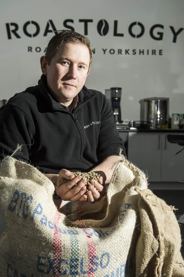 Steve Hampshire of Roastology, a part of the Cafeology brand.