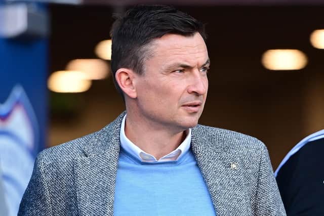 Sheffield United manager Paul Heckingbottom before the win over Cardiff City: Ashley Crowden / Sportimage