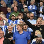 Sheffield Wednesday fans have traveled in their numbers all season and will have 2,000 among a capacity crowd at the Stadium of Light when the Owls take on Sunderland on Friday in the League One play-off semi-final. Pic Steve Ellis