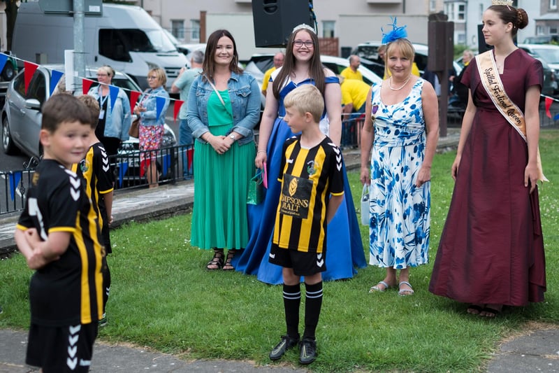 Eyemouth and Spittal festival queens attended.