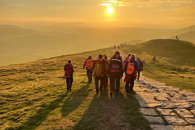 Pictured: Edale Mountain Rescue Team (Pictures courtesy of : Edale Mountain Rescue Team/Facebook)