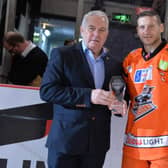 Sheffield Steelers owner Tony Smith with Jonathan Phillips