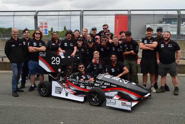 Hallam students achieve milestone success at Formula Student UK