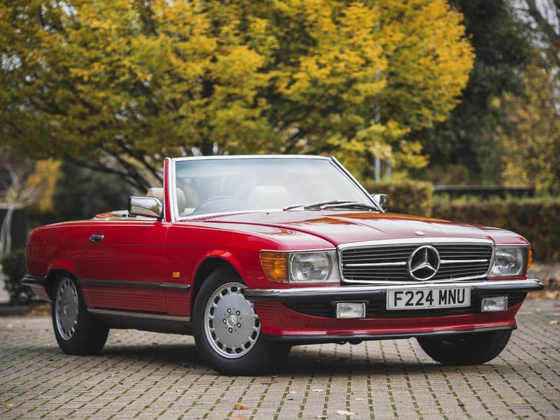 Meanwhile, the Mercedes-Benz R107 300SL is a prime piece of German motoring history, having had a production run of 18 years spanning the 1970s and 1980s. A sporting grand tourer, the car was a popular choice that sported a luxury interior housed by a boxy yet elegant frame.