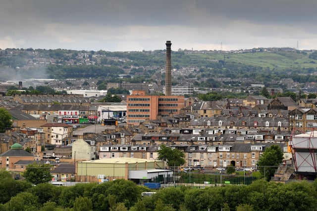 Bradford was ranked 15th in Yorkshire, and 216th in the UK.