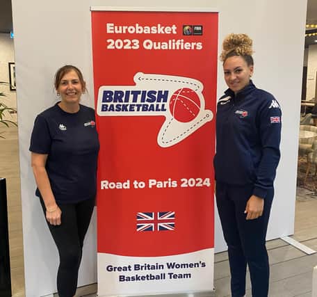 Vanessa Ellis (left) and Georgia Gayle are involved in the Great Britain set-up for the upcoming 2023 FIBA Women's EuroBasket qualifiers.