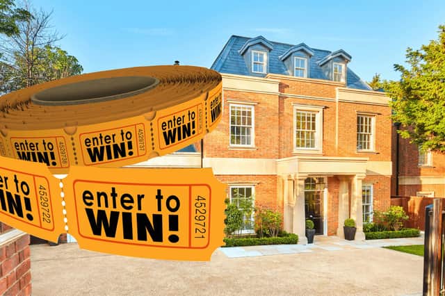 The fully furnished ‘dream house’ is worth over £3 million - and could be yours if you enter the charity prize draw.