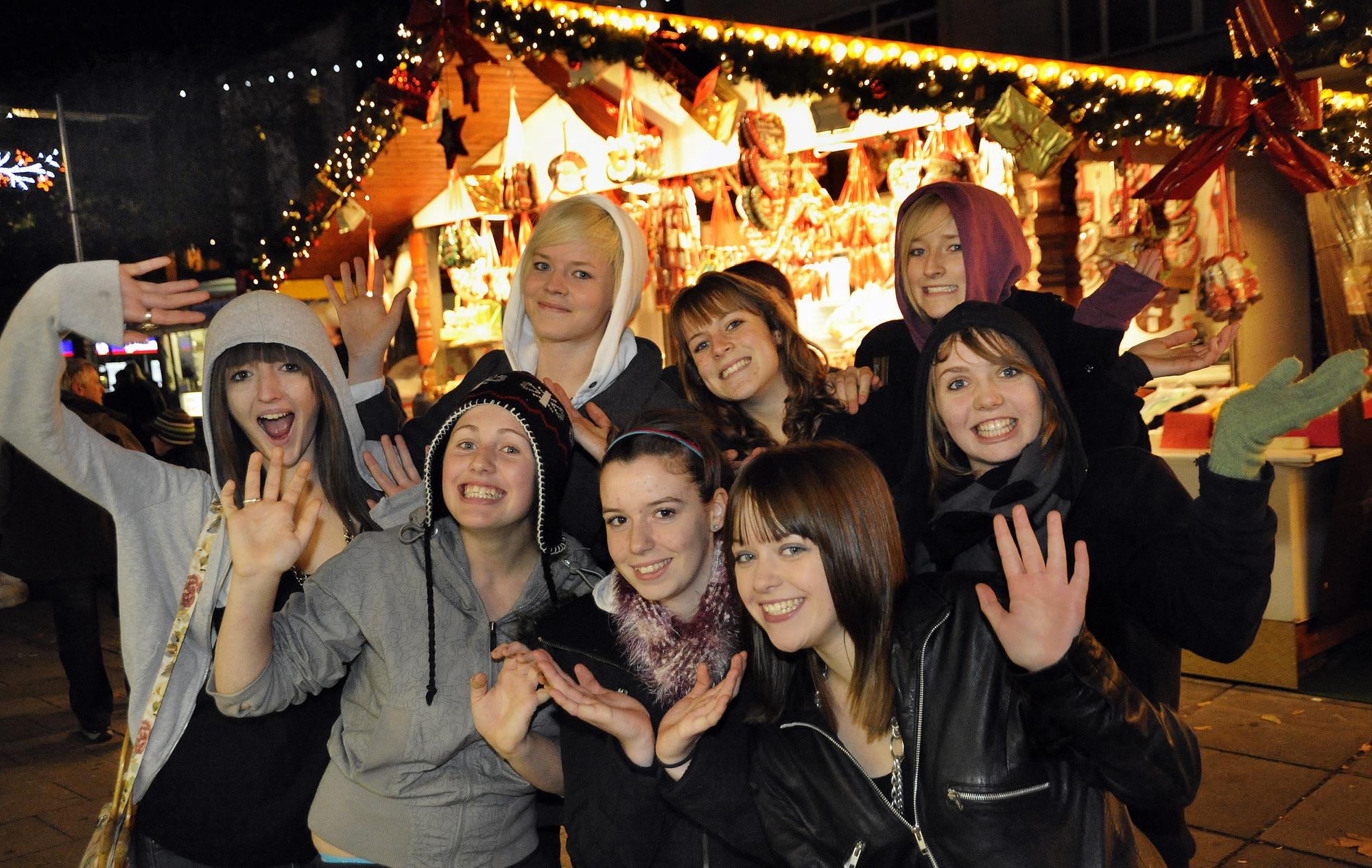 Festive switch-on of the City Centre Christmas Lights in Commercial Road, outside Debenhams near the Jubilee Fountain and inside the Cascades Shopping Centre in 2008. 
Picture: Michael Scaddan (084638-0599)