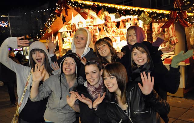 Festive switch-on of the City Centre Christmas Lights in Commercial Road, outside Debenhams near the Jubilee Fountain and inside the Cascades Shopping Centre in 2008.
Picture: Michael Scaddan (084638-0599)