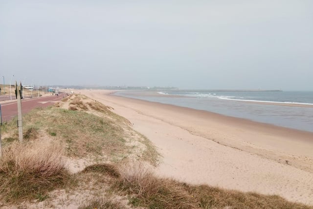 A deserted Sandhaven beach.