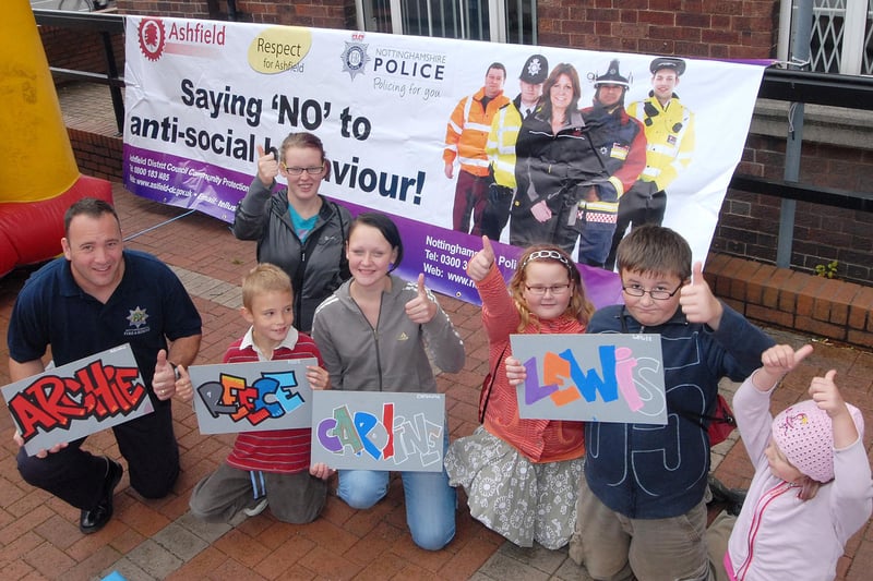 A big thumbs up to the firefighters, council officers and police who put on a 'Celebration of Young People' event at the Kirkby Council offices, where youngsters could try their hand at arts and crafts and rock climbing as part of an anti-social behaviour awareness programme organised by Nottinghamshire Fire & Rescue Service and Ashfield District Council.