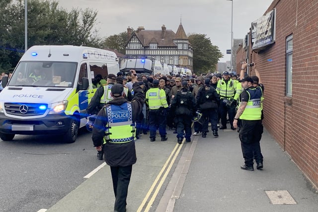 Police ran their 'biggest ever football operation' in Hampshire on September 24 as Pompey played Southampton at Fratton Park for the third round of the Carabao Cup.

Pictured is:

Picture: Ben Fishwick (240919-)