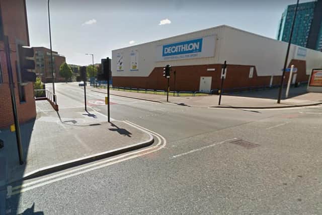 A teenage girl was assaulted on the corner of Eyre Street and Jessop Street in Sheffield city centre