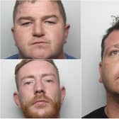 The three men have been jailed