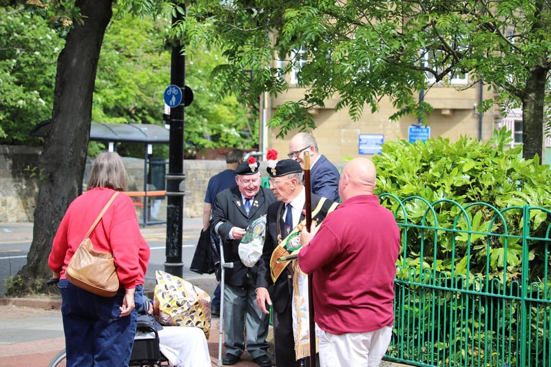 Veterans and their families turn out to mark the occasion, despite a second year of Covid restrictions.