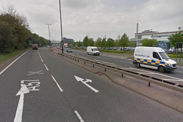 Emergency services responded to a collision on the Sheffield Parkway last night