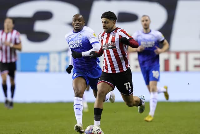 Reda Khadra has seen his opportunities limited at Sheffield United: Andrew Yates / Sportimage
