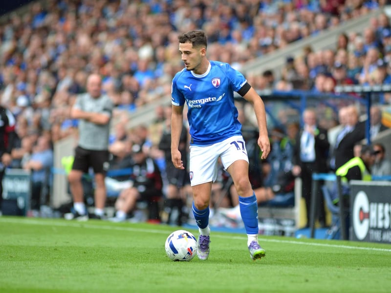 Former Ipswich man has impressed with Chesterfield and was linked with Pompey toward the window's finale. Speculation was wide of the mark, though, and is still with the Spireites - returning four goals and two assists so far.