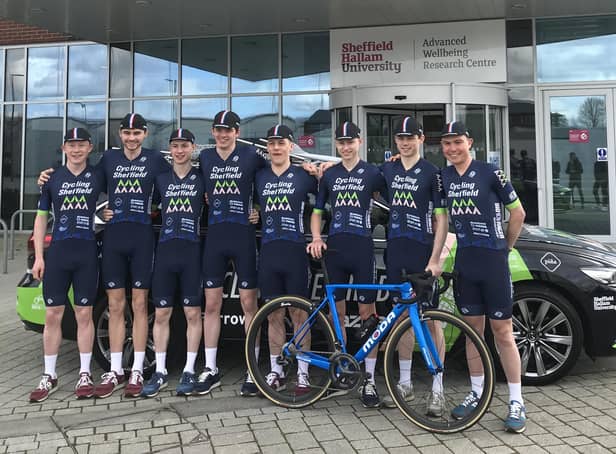 Cycling Sheffield's team at their season launch earlier this week