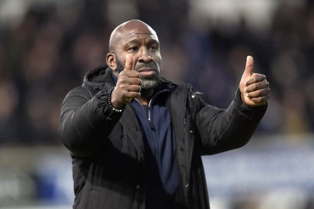 Darren Moore says that four points from the last two games is a good return. (Steve Ellis)