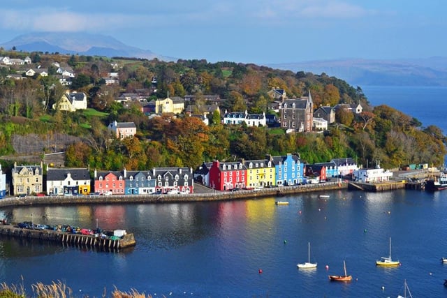 The main town on the island of Mull, the port with its colourful harbour-front buildings was the setting of children's TV show Balamory which was well-loved amongst Scottish children