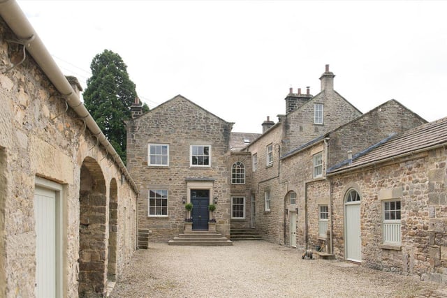 Gilling Lodge is approached via a charming entrance courtyard.
