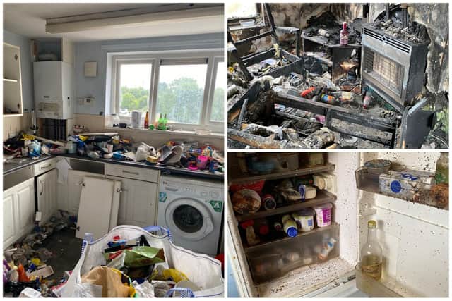 This is what a house clearance teams in Sheffield have faced