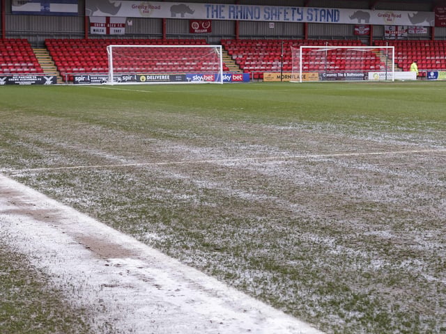 The pitch doesn't look too bad from this shot - but still not good enough!