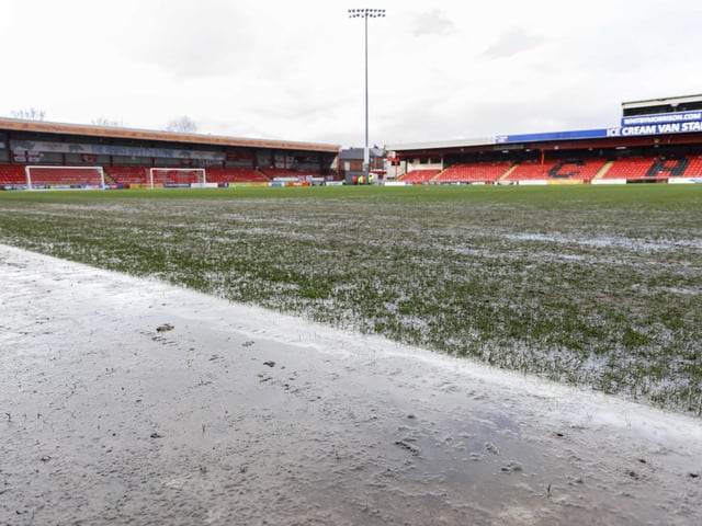 From this angle, you can see why match official Martin Coy took the decision he did at 2pm.