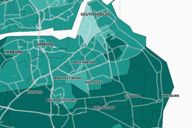 These are the areas of South Tyneside that are falling behind on the vaccine roll out.